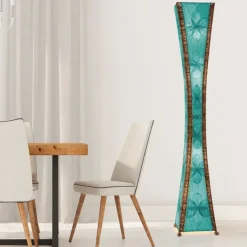 Sale Hourglass Giant Leaf Lamp – Blue Leaf Lamps