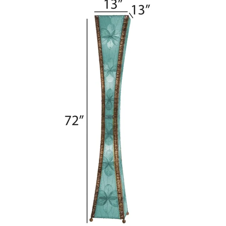 Sale Hourglass Giant Leaf Lamp – Blue Leaf Lamps