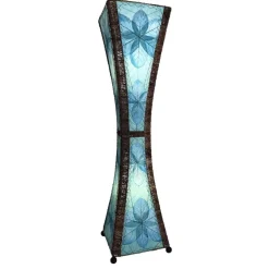 Sale Hourglass Large Leaf Lamp – Blue – preorder for est. ship 8/2025 Leaf Lamps
