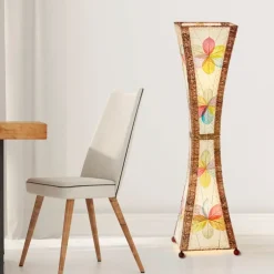 Sale Hourglass Large Leaf Lamp – Multi – preorder for est. ship 8/2025 Leaf Lamps
