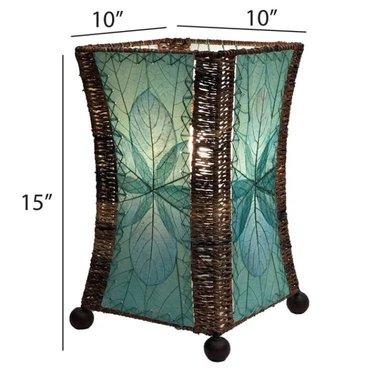 Discount Hourglass Leaf Lamp – Blue Leaf Lamps