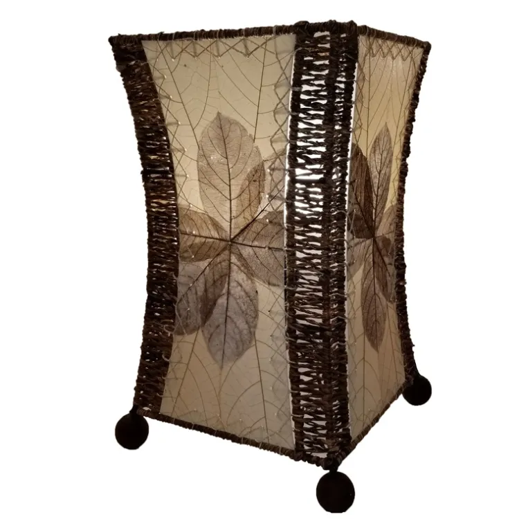 New Hourglass Leaf Lamp – Natural Leaf Lamps
