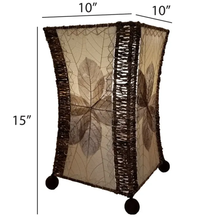 New Hourglass Leaf Lamp – Natural Leaf Lamps