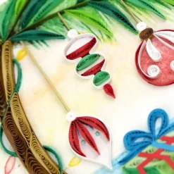 Online Island Holiday Quilling Card Christmas Cards