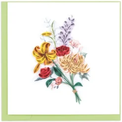 Clearance Japanese Wildflowers Quilling Card Bird & Flower Cards