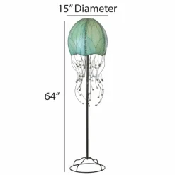 Hot Jellyfish Floor Leaf Lamp – Blue Leaf Lamps