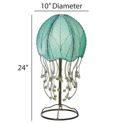 Clearance Jellyfish Table Leaf Lamp – Blue Leaf Lamps