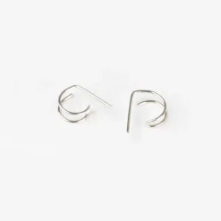 Discount Journey of Hope Huggie Earrings Sterling Silver Earrings