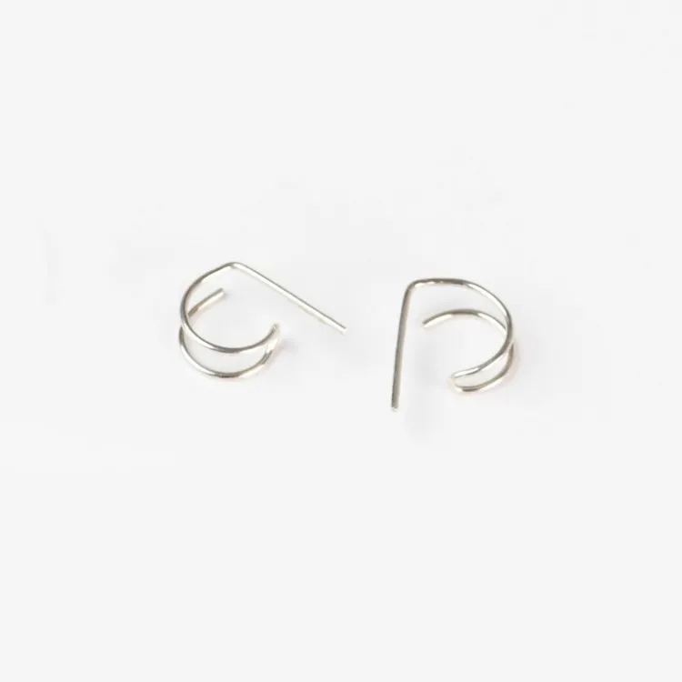 Discount Journey of Hope Huggie Earrings Sterling Silver Earrings