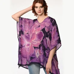 Best Kamala Lotus Top Purple Tops & Tunics