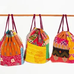 Online Kantha Backpack Bags