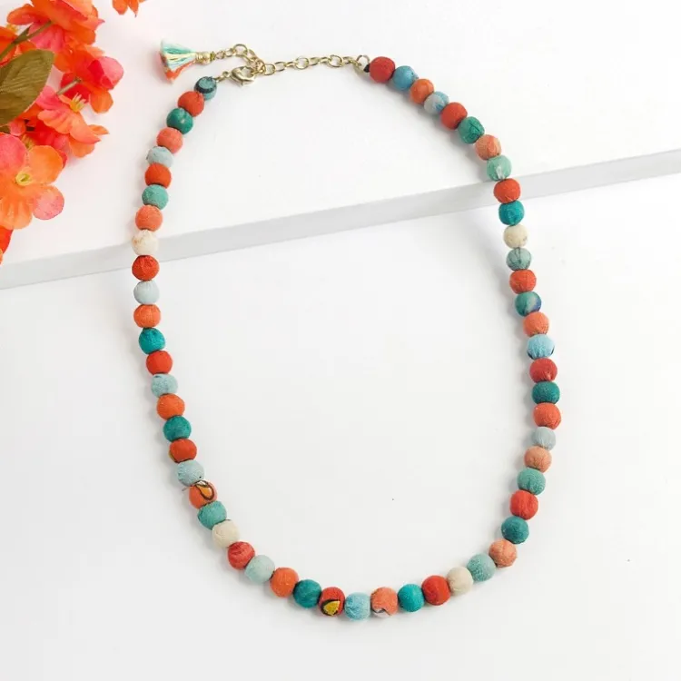 New Kantha Capri Classic Necklace Kantha Jewelry | Necklaces