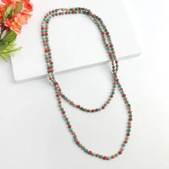 Clearance Kantha Capri Long Necklace Kantha Jewelry | Necklaces
