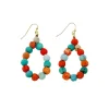 Hot Kantha Capri Teardrop Earrings Kantha Jewelry | Earrings