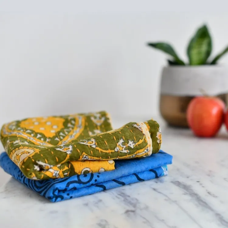 Online Kantha Dish Towel Individual Chef Accessories | Linens
