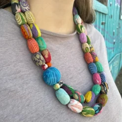 Best Kantha Focal Necklace Kantha Jewelry | Necklaces