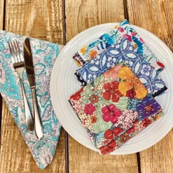 Best Kantha Napkins – Set of 4 Linens