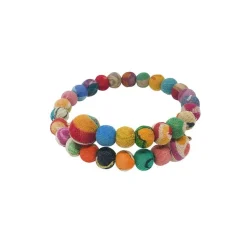 Hot Kantha Overlap Bangle Kantha Jewelry | Bracelets & Cuffs