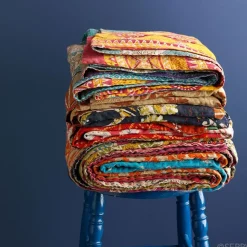 Best Kantha Quilt – Queen Size Blankets & Throws