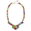 Fashion Kantha Stained Glass Necklace Kantha Jewelry | Necklaces