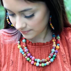 Hot Kantha Tandem Necklace Kantha Jewelry | Necklaces