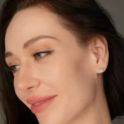 Fashion Kelly Mother of Pearl Earrings Fight Trafficking | Earrings