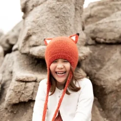 Clearance Kids Animal Hat Fox Knitwear