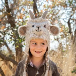 Fashion Kids Animal Hat Goat Knitwear