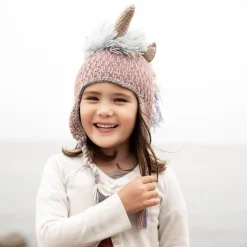 Outlet Kids Animal Hat Unicorn Pastel Knitwear
