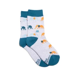 Clearance Kids Socks That Protect Elephants Socks