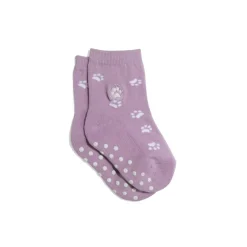 Best Kids Socks that Save Dogs Purple Paw Prints Socks