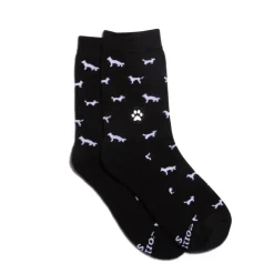 Sale Kids Socks That Save Dogs Black Socks