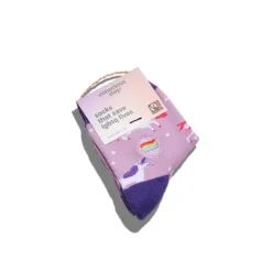 New Kids Socks that Save LGBTQ Lives Purple Unicorns Socks