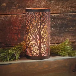 Clearance Large Tree of Life Iron Lantern Candles | Lanterns & Night Lights