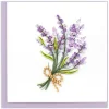 Fashion Lavender Bunch Quilling Card Frame It! | Bird & Flower Cards