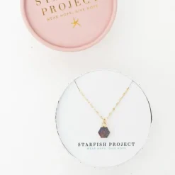 Hot Let the Light in Druzy Drop Necklace Fight Trafficking | Necklaces