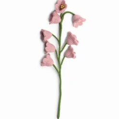 Fashion Lily of the Valley Felt Flower Pink Felt Flowers