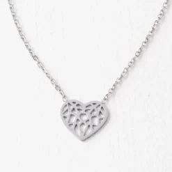 Clearance Ling Heart Necklace Silver Fight Trafficking | Necklaces