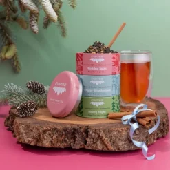 Online Loose Holiday Tea Trio Gift Tin Food