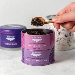 Fashion Loose Leaf Purple Tea Trio Gift Tin Food