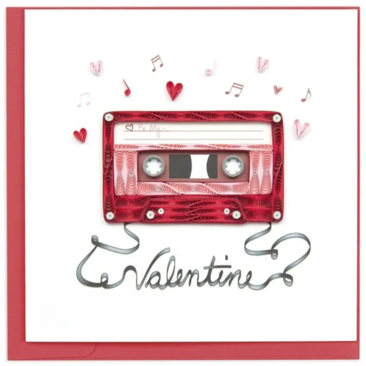 Clearance Love Mixtape Quilling Card Love Cards