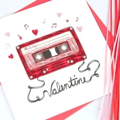 Clearance Love Mixtape Quilling Card Love Cards
