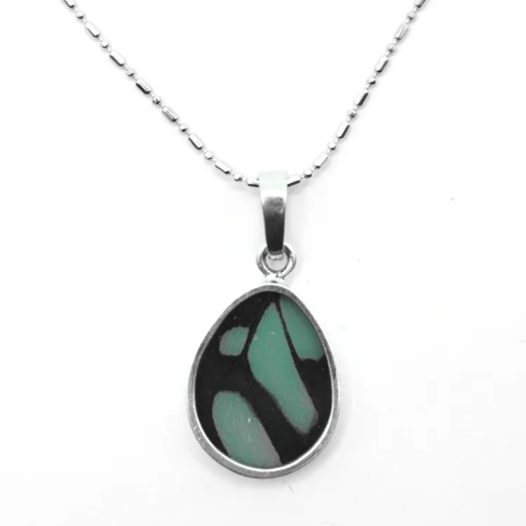 Discount Malachite Wing Butterfly Necklace Necklaces