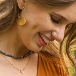 Online Mallory Sun Necklace Gold Fight Trafficking | Necklaces