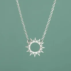 Fashion Mallory Sun Necklace Silver Fight Trafficking | Necklaces