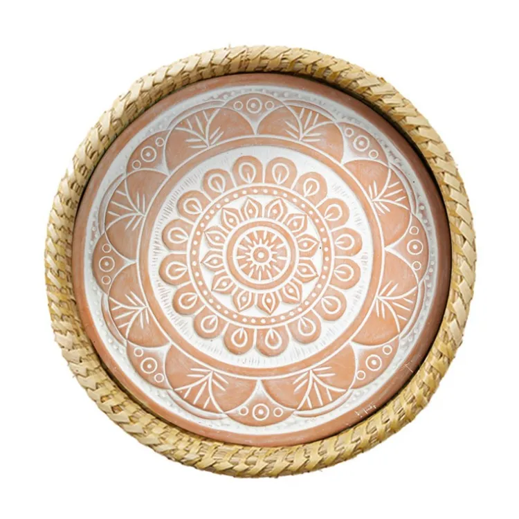Fashion Mandala Bread Warmer Basket Tabletop | Bread Warmer Baskets