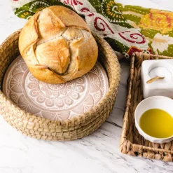 Fashion Mandala Bread Warmer Basket Tabletop | Bread Warmer Baskets