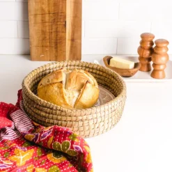Fashion Mandala Bread Warmer Basket Tabletop | Bread Warmer Baskets