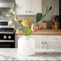 Sale Mango Twist Felt Flower Bouquet Felt Flowers