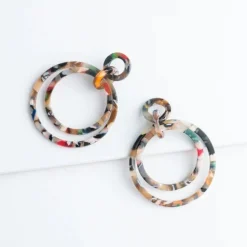 Clearance Margot Multicolored Resin Dangle Earrings Fight Trafficking | Earrings